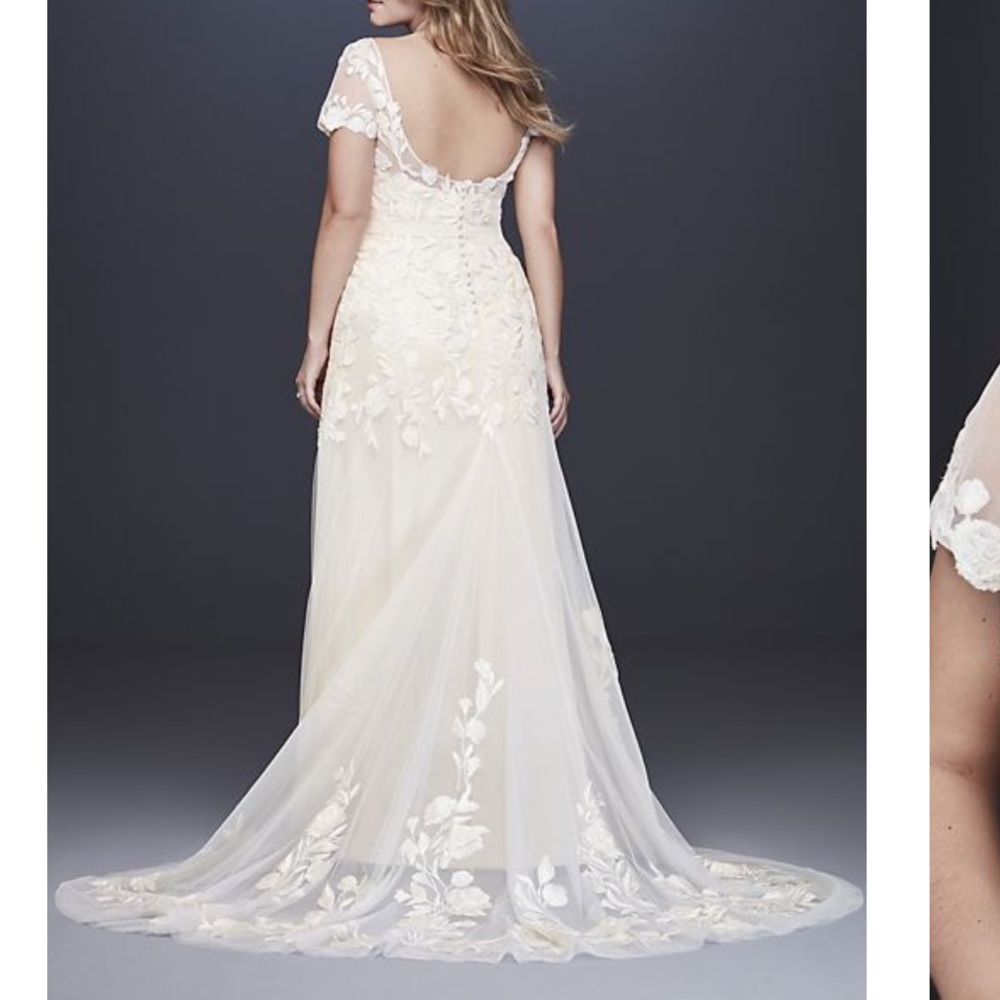 💙($1058) Melissa Sweet NWT wedding dress - Picture 5 of 12